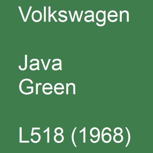 Volkswagen, Java Green, L518 (1968).